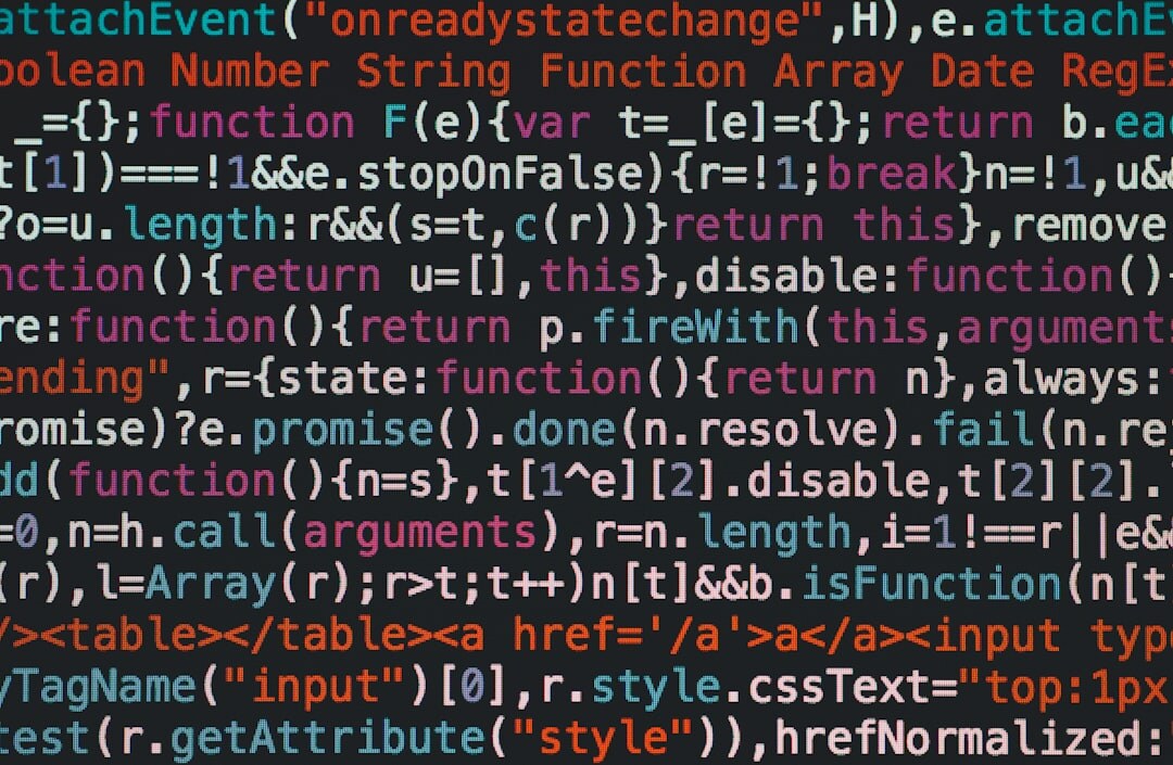 javascript code on screen