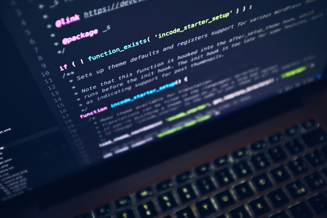 developer updating website code
